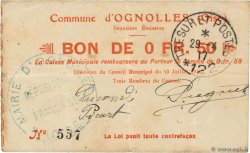 50 Centimes FRANCE régionalisme et divers Ognolles 1915 JP.60-079
