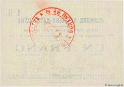 1 Franc FRANCE regionalismo y varios Boiry-Notre-Dame 1915 JP.62-0168 EBC