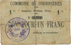 1 Franc FRANCE regionalism and various Courrieres 1914 JP.62-0291