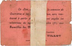 2 Francs FRANCE regionalismo y varios Courrieres 1914 JP.62-0292 RC