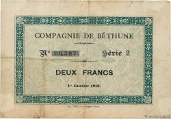 2 Francs FRANCE regionalismo y varios Bethune 1915 JP.62-0639 BC