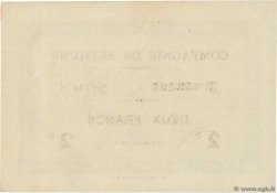 2 Francs Numéro radar FRANCE regionalism and various Bethune 1917 JP.62-0650 XF