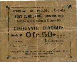 50 Centimes FRANCE régionalisme et divers Palluel 1915 JP.62-1107 SUP