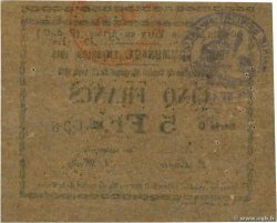 5 Francs FRANCE Regionalismus und verschiedenen Vitry-En-Artois 1915 JP.12-1317 VZ