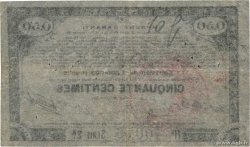 50 Centimes FRANCE regionalismo y varios 70 Communes 1915 JP.62-0061 MBC