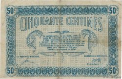 50 Centimes FRANCE regionalism and various Mulhouse 1918 JP.68-291var VF
