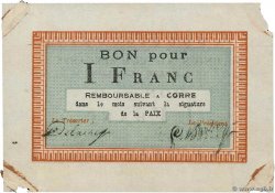 1 Franc FRANCE régionalisme et divers Corre 1914 JP.70-11 TB