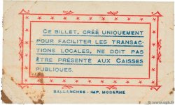 25 Centimes FRANCE regionalismo y varios Cluses 1916 JP.74-18 MBC
