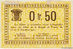 50 Centimes FRANCE Regionalismus und verschiedenen Meulan 1920 JP.78-39 VZ