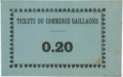 20 Centimes FRANCE régionalisme et divers Gaillac 1914 JP.81-65