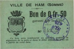 50 Centimes FRANCE régionalisme et divers Ham 1914 JP.80-236