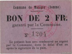 2 Francs FRANCE régionalisme et divers Matigny 1914 JP.80-312