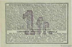 1 Franc FRANCE Regionalismus und verschiedenen Beaurevoir 1916 JP.02-0155 ST