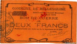 2 Francs FRANCE regionalismo e varie Bellenglise 1915 JP.02-0178 MB