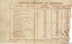 5 Francs FRANCE regionalism and miscellaneous Crepy-en-Laonnois 1915 JP.02-0544 VF