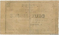 2 Francs FRANCE régionalisme et divers Esqueheries 1915 JP.02-0663 TTB