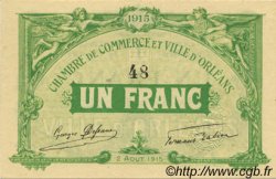 1 Franc FRANCE regionalismo e varie Orléans 1915 JP.095.06 FDC