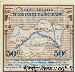 50 Centimes FRANCE régionalisme et divers Orléans et Blois 1920 JP.096.01 NEUF
