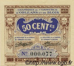 50 Centimes FRANCE régionalisme et divers Orléans et Blois 1921 JP.096.05 NEUF