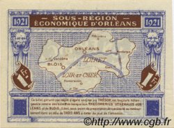 1 Franc FRANCE regionalismo e varie Orléans et Blois 1921 JP.096.07 FDC