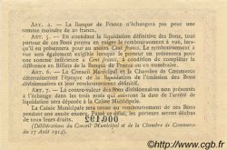 2 Francs FRANCE regionalismo y varios Rouen 1915 JP.110.13 FDC