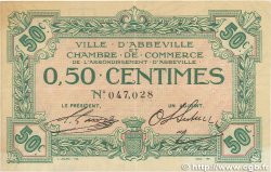50 Centimes FRANCE regionalism and various Abbeville 1920 JP.001.01 VF+