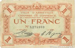 1 Franc FRANCE regionalismo y varios Abbeville 1920 JP.001.03 RC