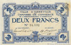 2 Francs FRANCE regionalismo e varie Abbeville 1920 JP.001.05 q.SPL
