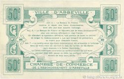 50 Centimes FRANCE regionalism and miscellaneous Abbeville 1920 JP.001.08 VF+