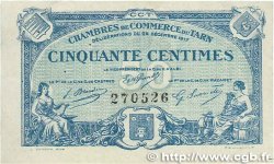 50 Centimes FRANCE regionalism and various Albi - Castres - Mazamet 1917 JP.005.09 XF