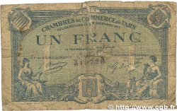 1 Franc FRANCE regionalismo y varios Albi - Castres - Mazamet 1917 JP.005.13 RC