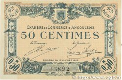 50 Centimes FRANCE regionalismo e varie Angoulême 1915 JP.009.20 SPL