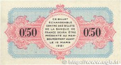 50 Centimes FRANCE regionalism and miscellaneous Annecy 1917 JP.010.09 XF