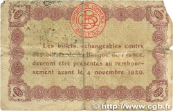 50 Centimes FRANCE regionalism and various Bar-Le-Duc 1918 JP.019.01 G