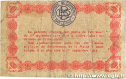 50 Centimes FRANCE regionalismo e varie Bar-Le-Duc 1917 JP.019.09 MB