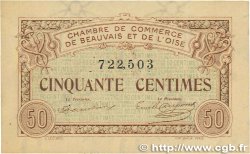 50 Centimes FRANCE Regionalismus und verschiedenen Beauvais 1920 JP.022.01 fVZ