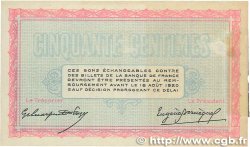 50 Centimes FRANCE Regionalismus und verschiedenen Belfort 1915 JP.023.01 fVZ