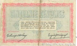 50 Centimes FRANCE regionalismo e varie Belfort 1915 JP.023.01 MB