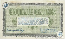 50 Centimes FRANCE Regionalismus und verschiedenen Belfort 1918 JP.023.34 fVZ