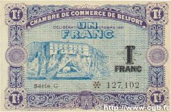 1 Franc FRANCE regionalismo y varios Belfort 1921 JP.023.60