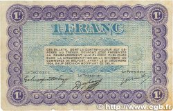 1 Franc FRANCE regionalismo y varios Belfort 1921 JP.023.62 BC
