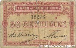 50 Centimes FRANCE Regionalismus und verschiedenen Bergerac 1914 JP.024.10 SGE