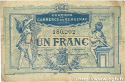 1 Franc FRANCE regionalism and miscellaneous Bergerac 1920 JP.024.37