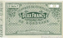 2 Francs Spécimen FRANCE regionalism and miscellaneous Bordeaux 1914 JP.030.10 AU-