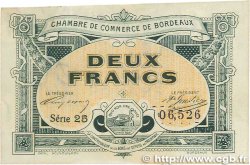 2 Francs FRANCE regionalism and various Bordeaux 1917 JP.030.23 VF+