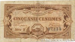50 Centimes FRANCE regionalismo e varie Bordeaux 1917 JP.030.20 q.MB