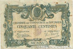 50 Centimes FRANCE regionalismo y varios Bourges 1915 JP.032.01 BC