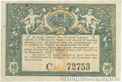 50 Centimes FRANCE Regionalismus und verschiedenen Bourges 1915 JP.032.01 S
