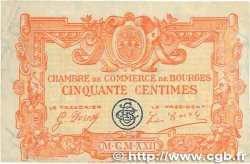50 Centimes FRANCE regionalism and various Bourges 1922 JP.032.12 VF