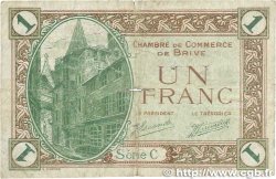 1 Franc FRANCE regionalism and various Brive 1918 JP.033.02 F